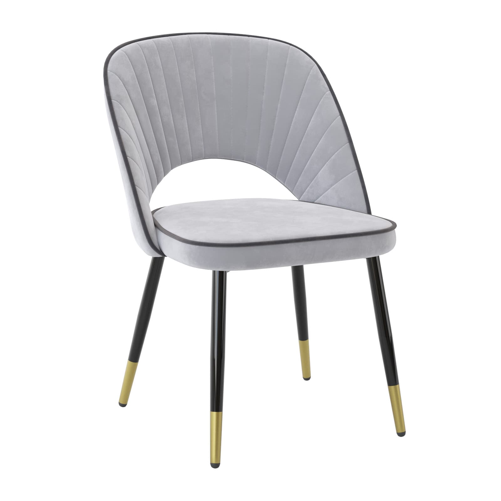 Стул для кухни Монако Голд MR-28 черный с золотом (52 × 50 × 81)