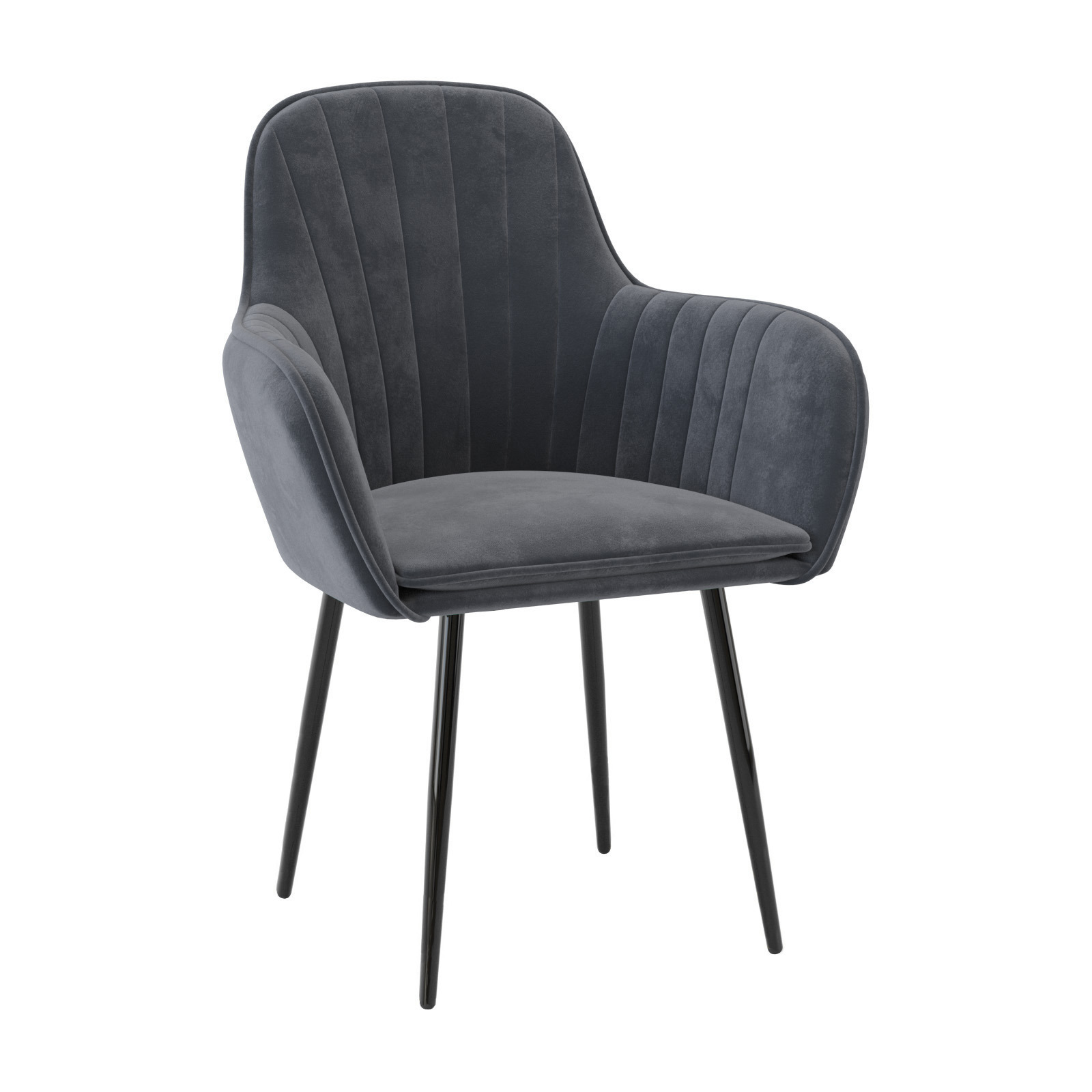 Стул для кухни Феникс MR-12 черный (62.5 × 60 × 87)